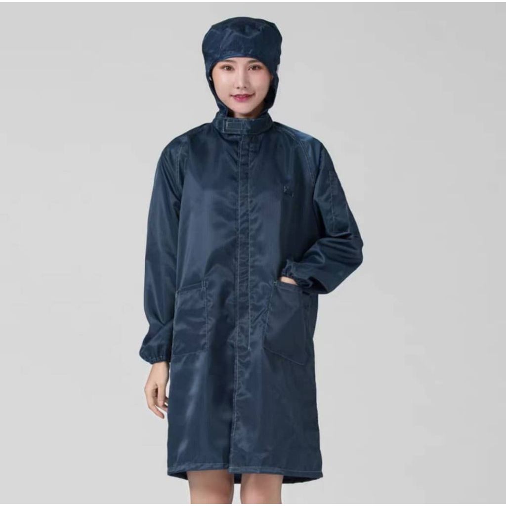 ESD Cleanroom Smock with Hood | Anti-Static Dust-Proof Work Smock (2 ...