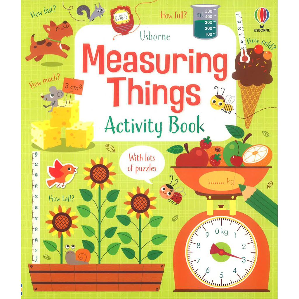 (BBW) USBORNE MEASURING THINGS ACTIVITY BOOK (ISBN: 9781474995412 ...