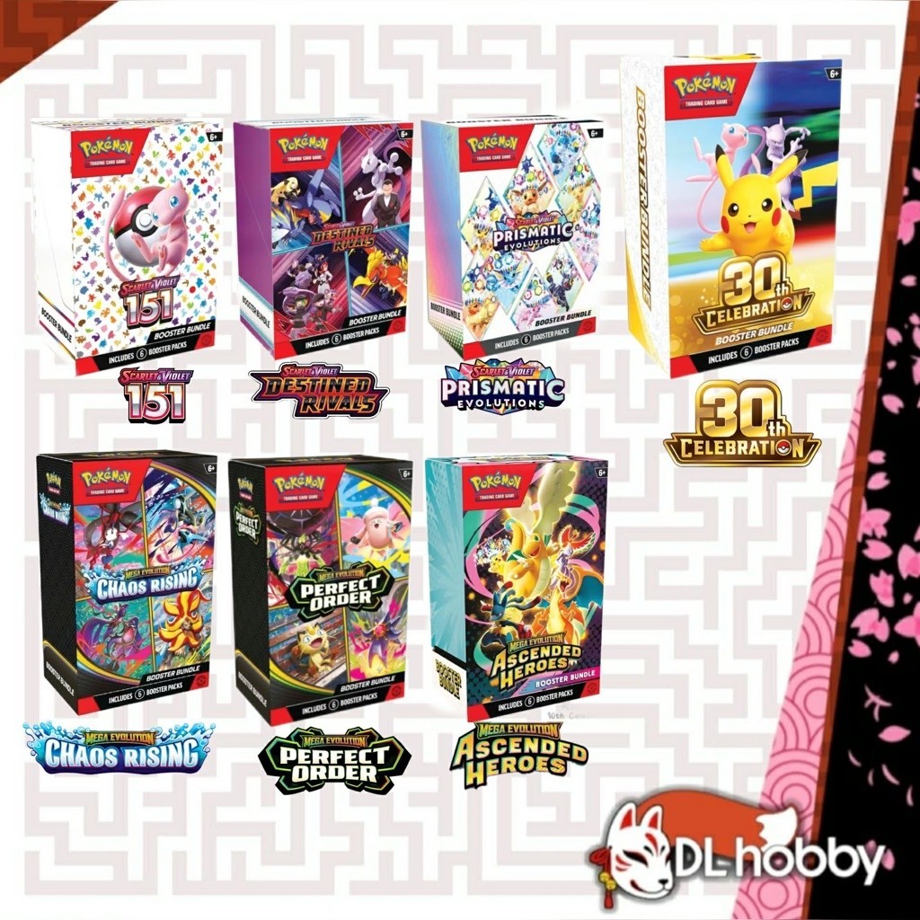 Pokemon TCG Booster Bundle Collection Mega Evolution / Scarlet & Violet ...