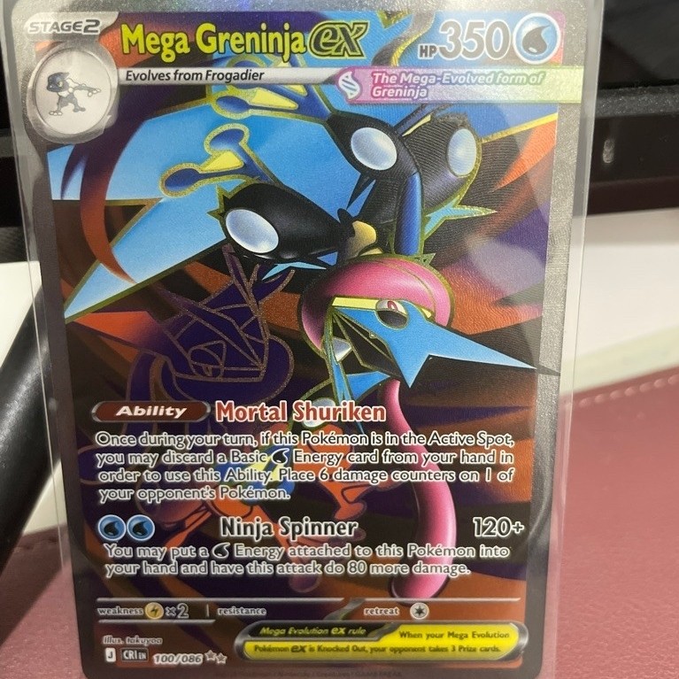 Pokemon TCG Mega Greninja Ex 100/086 | Shopee Malaysia