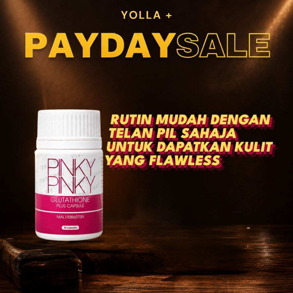 pil glutathione KAK ELL HQ | PINKY PINKY PLUS | BRIGHTHENING BOOSTER | PUTIH GEBU | 1 CAPSULE 200G Select a pack:Pack of 1 Menstrual Cramps Worse After age:adults-50+