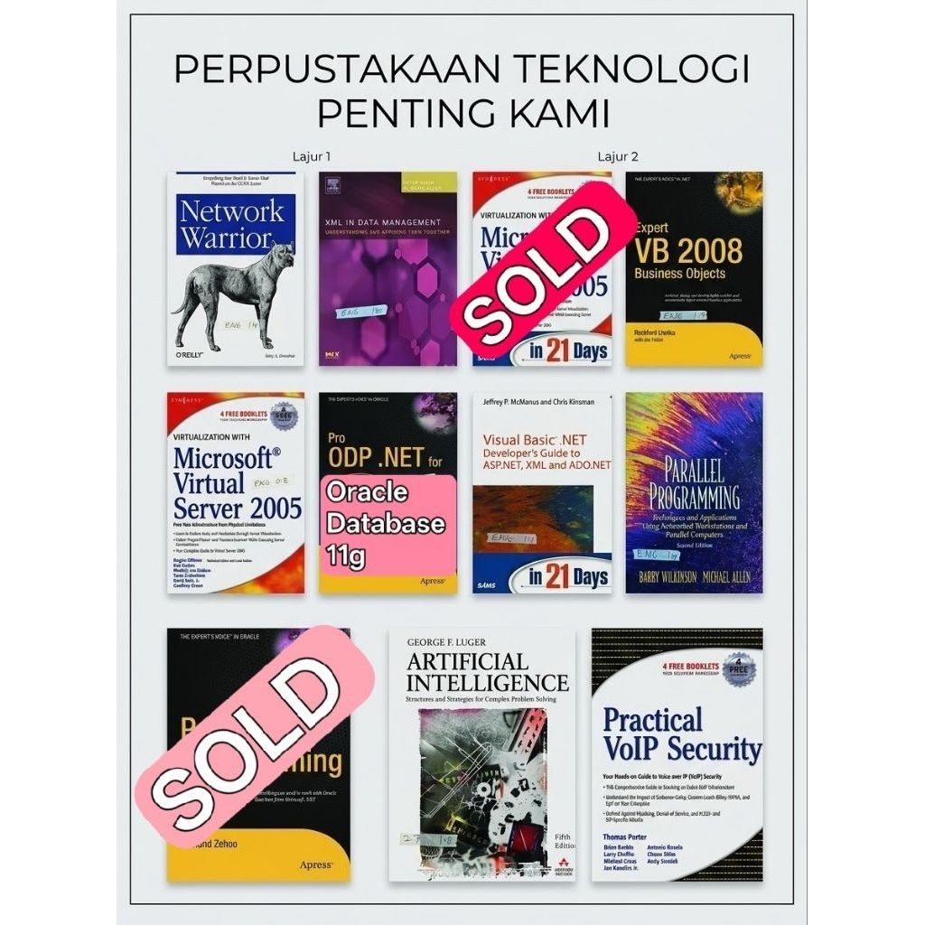 Pelbagai buku ENGINEERING, IT, SCIENCE, MATHEMATICS, QUALITY, medical ...