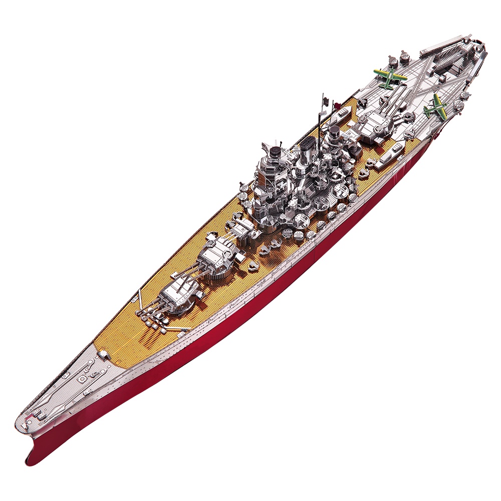 Piececool 3D Metal Puzzle Military Watercraft Model Kits, Yamato