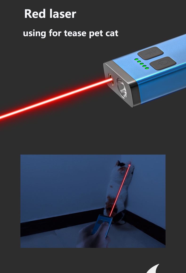 SmilingShark TIP015 Red Laser Pointer led Flashlight Mini Torch light ...