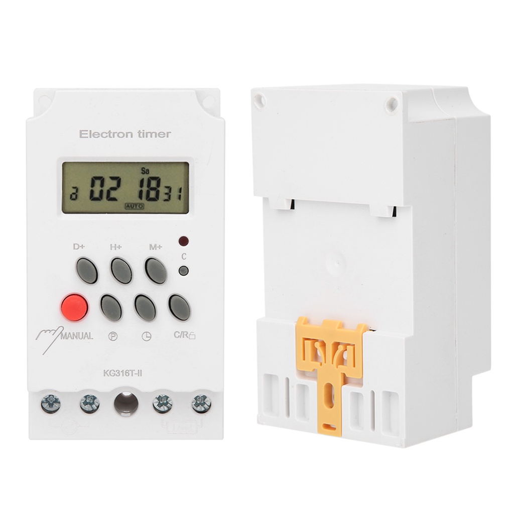 Soxii Microcomputer Time Control Switch KG316T‑II Digital Timer ...