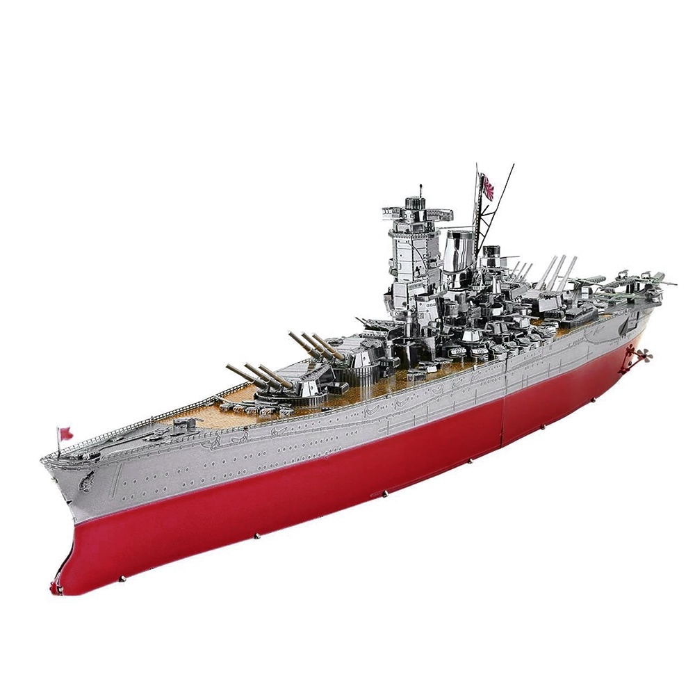 Piececool 3D Metal Model Kits , Yamato Battleship Military Watercraft ...