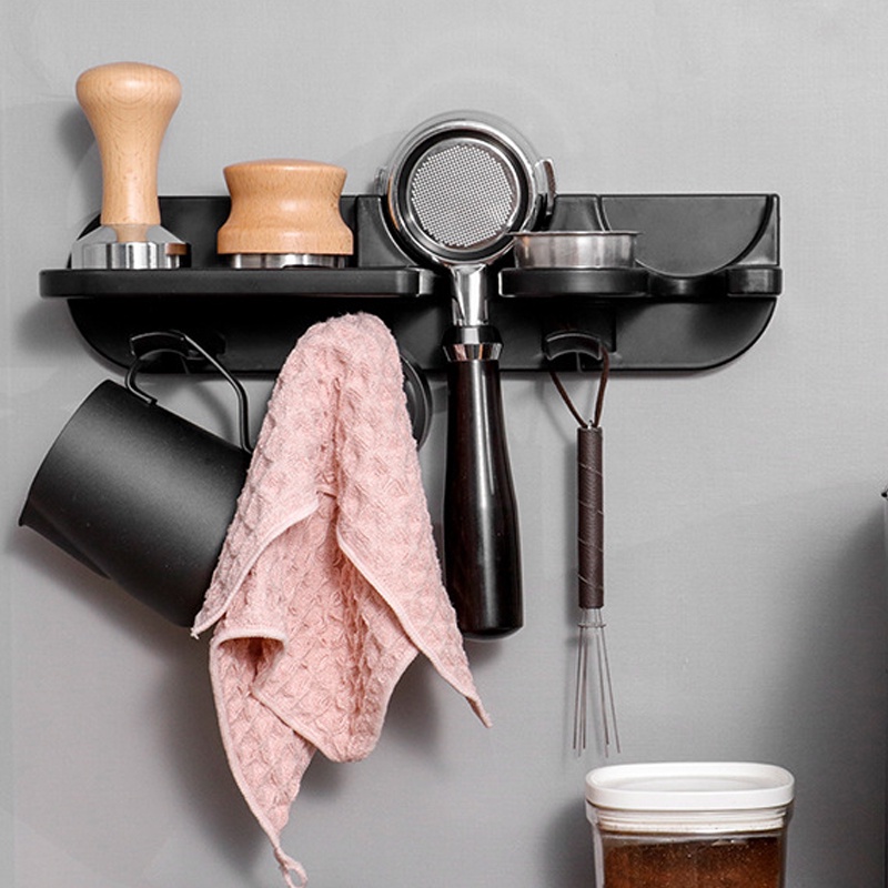 51/54/58mm Multifunction Coffee Portafilter Tamper Holder Handle Hanger ...