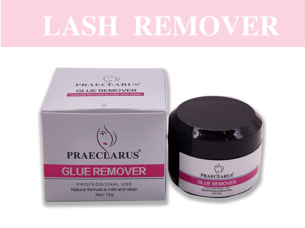 PRAECLARUS Eyelashes Glue Remover Cream 15g Women Professional Fake ...