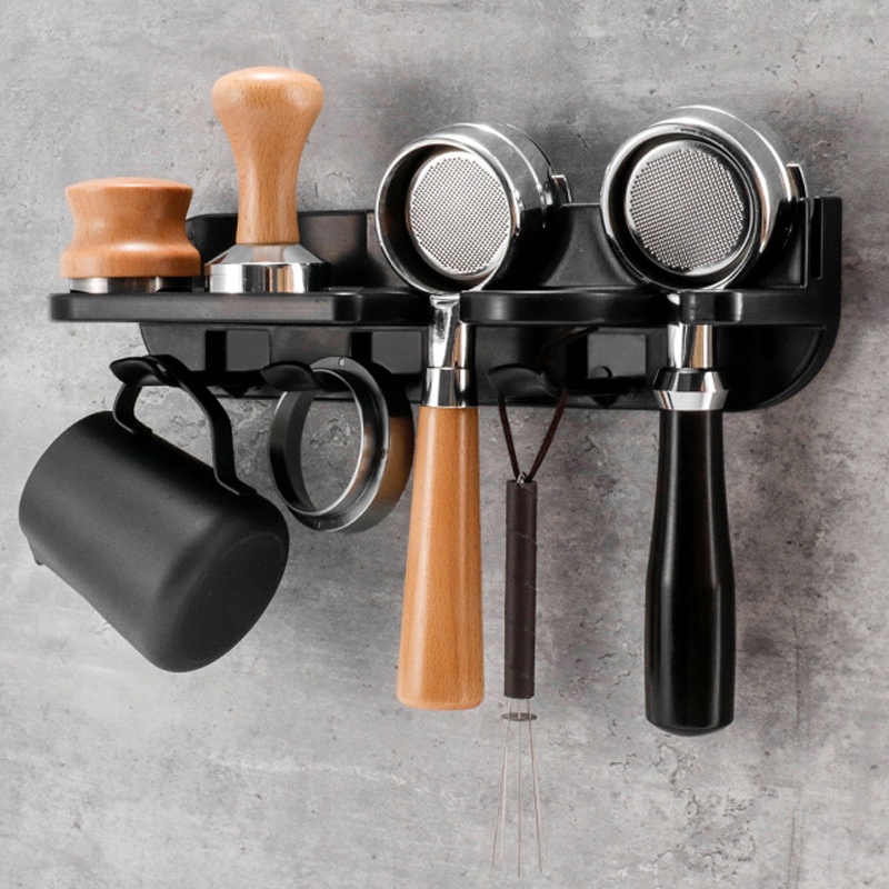 51/54/58mm Multifunction Coffee Portafilter Tamper Holder Handle Hanger ...