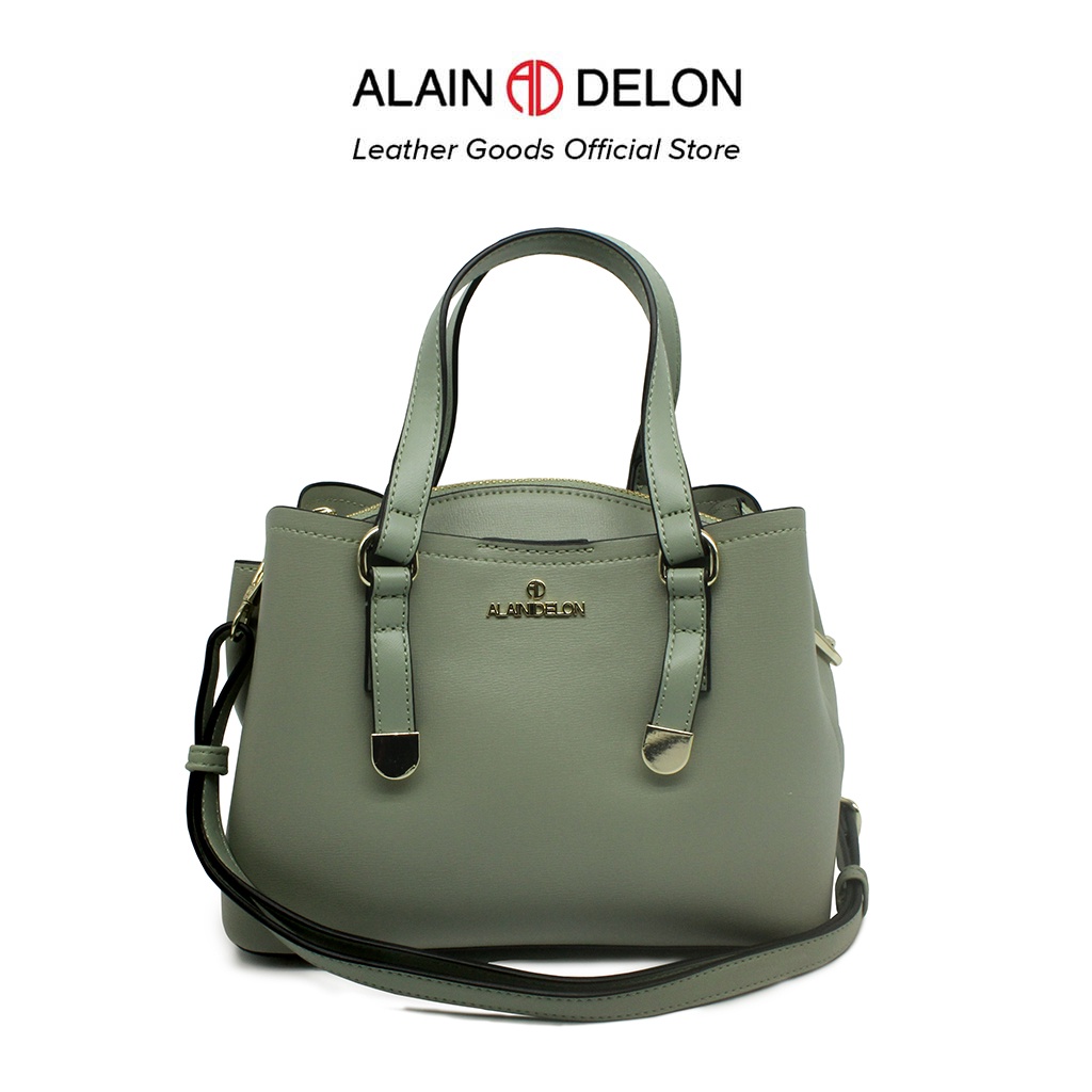 ALAIN DELON LADIES SOLID SHADE TOP HANDLE BAG AHB0611PN3BA3 Shopee Malaysia