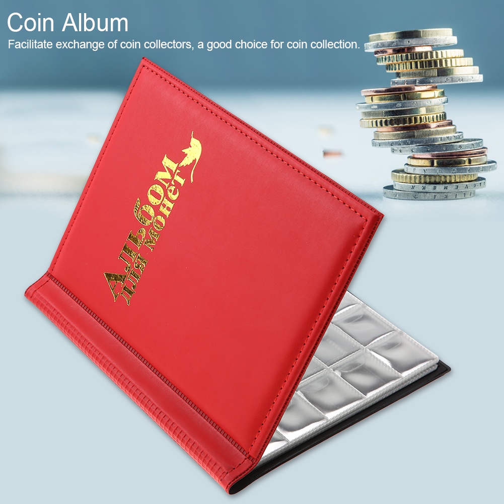 New Design World Coin Storage Folder Album Money Collecting Holder Book ...