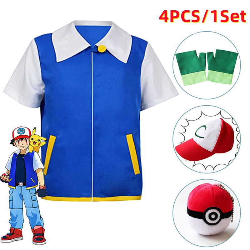 Pokemon Child's Ash Costume  Pokemon costumes, Ash costume, Pokemon  halloween costume