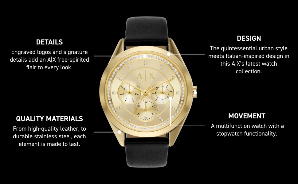 Armani Exchange Cayde Watch AX2719 | Shopee Malaysia