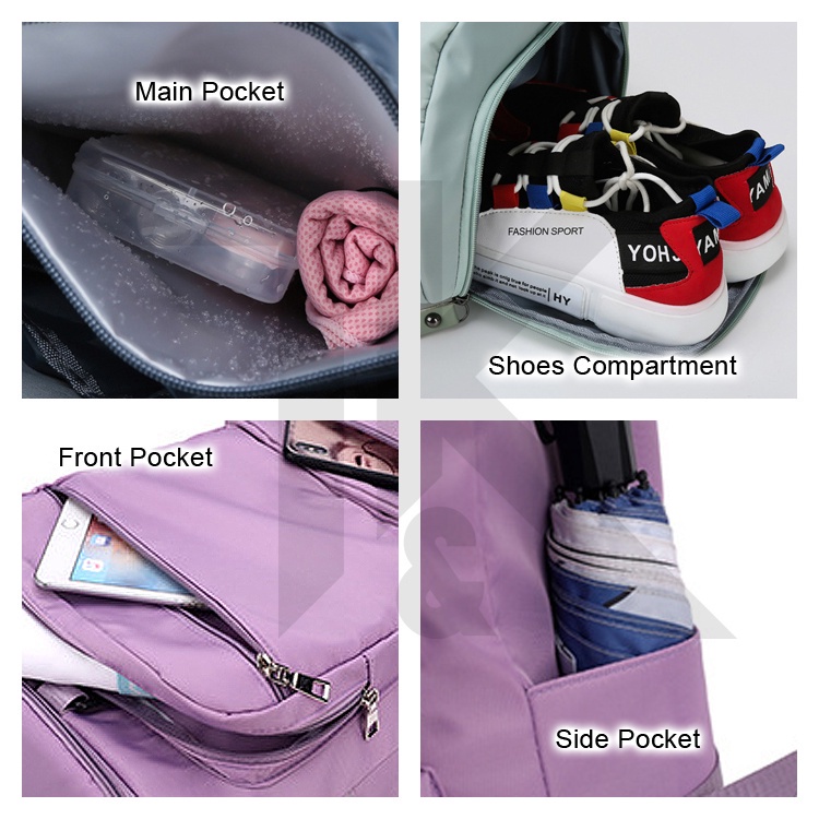 [LOCAL] 3-Way Carry Travel Backpack Waterproof Duffel Bag with Shoe ...