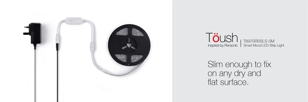 Toush Smart Mood LED Strip Light C/W Toush APP | T8970RSSLS-5M | Shopee ...