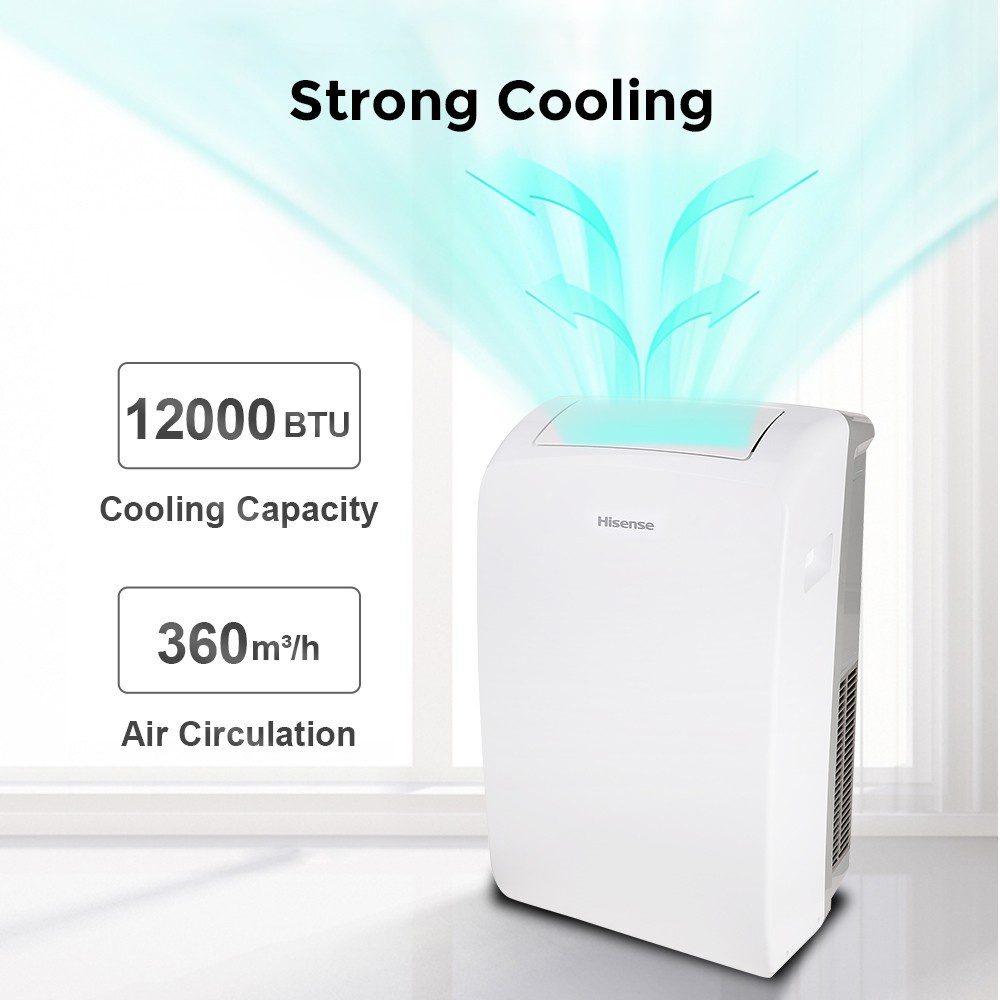 [FREE Shipping] Hisense 1.5HP R32 Portable Air Conditioner / Air Con ...