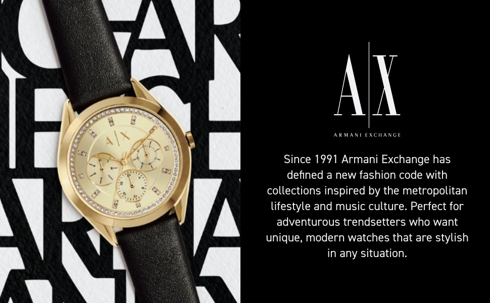 Armani Exchange Hampton Watch AX2164 Shopee Malaysia