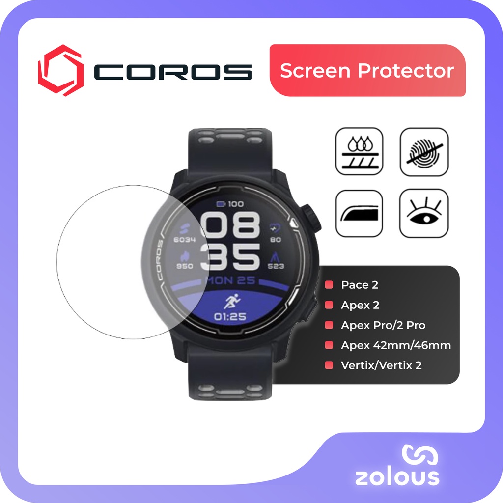 Coros pace 2 screen protector discount