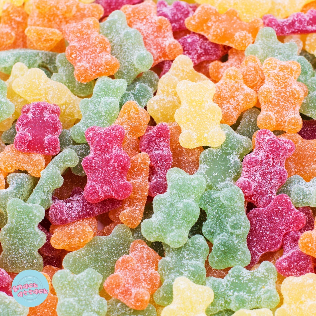 Bebeto Sour Bear Gummy Candy - 100g [REPACK] [Resealable Zip Lock Bag ...