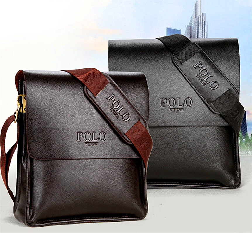 POLO Men s bag Leather Classic Crossbody bag Messenger bags shoulder bag Shopee Malaysia