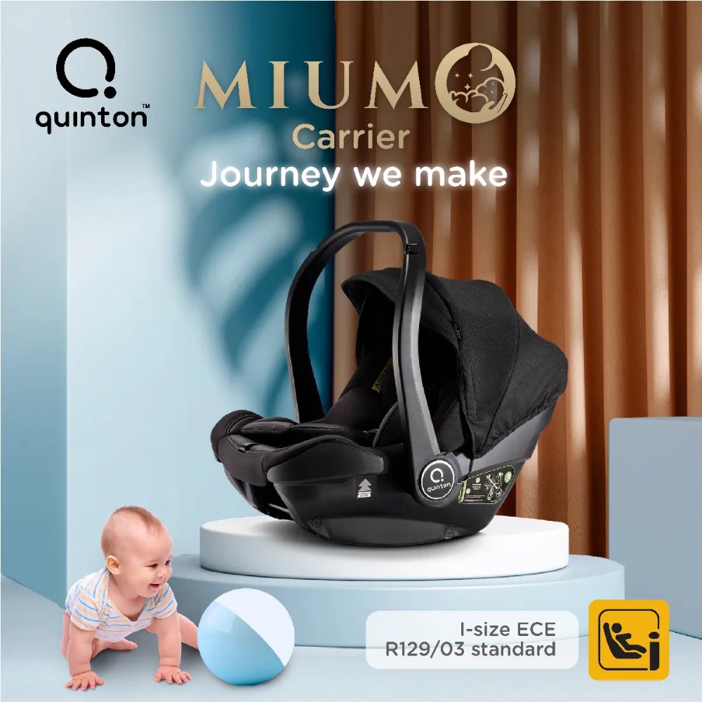 【RM20 VOUCHER】Quinton Miumo Carrier or ISOFIX Base; BIRTH to 85cm