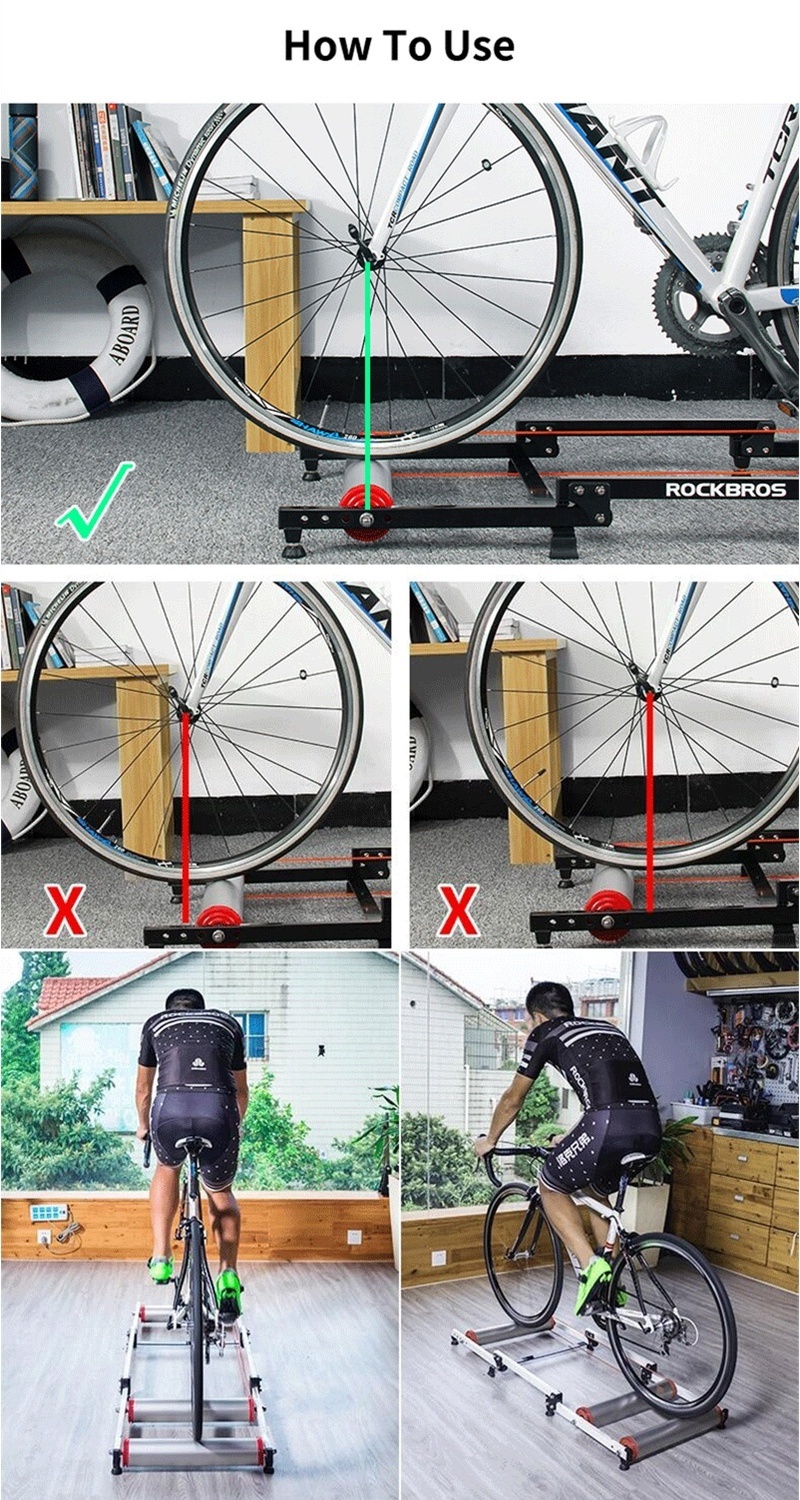 ROCKBROS roller trainer à dégagement rapide roue arrière simple à déga