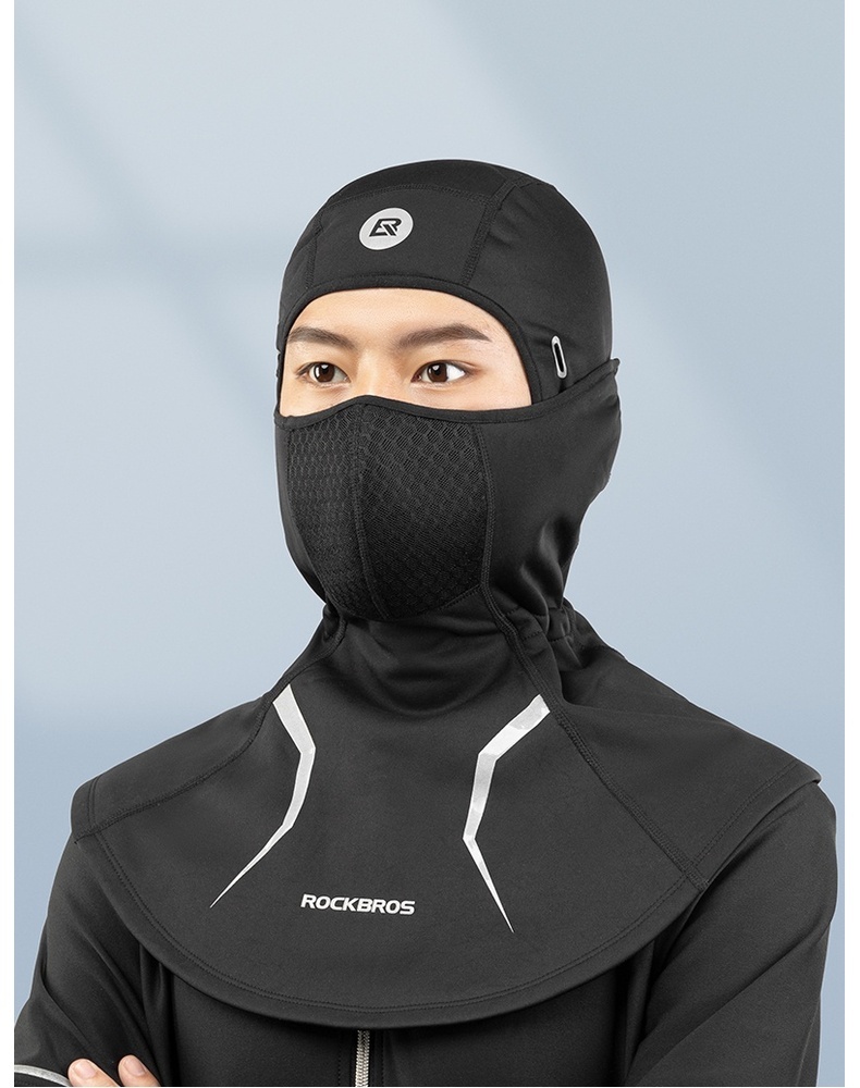ROCKBROS Bicycle Winter Mask Removable Thermal Headgear Thicken ...