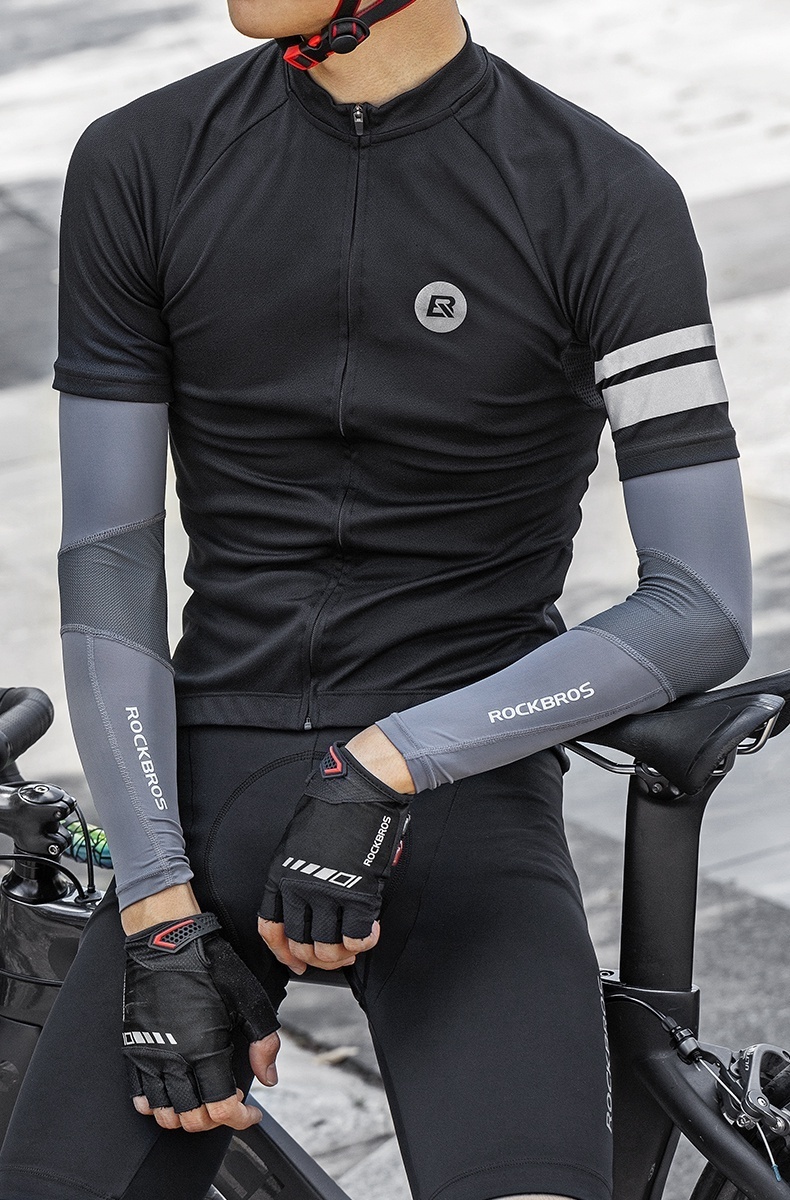 【MY Delivery】ROCKBROS Arm Sleeve Handsock UV Protection Ice Silk ...