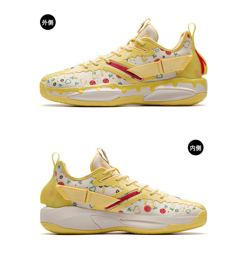 ANTA Men GH3 Basketball Shoes-White/Black/Red | Shopee Malaysia