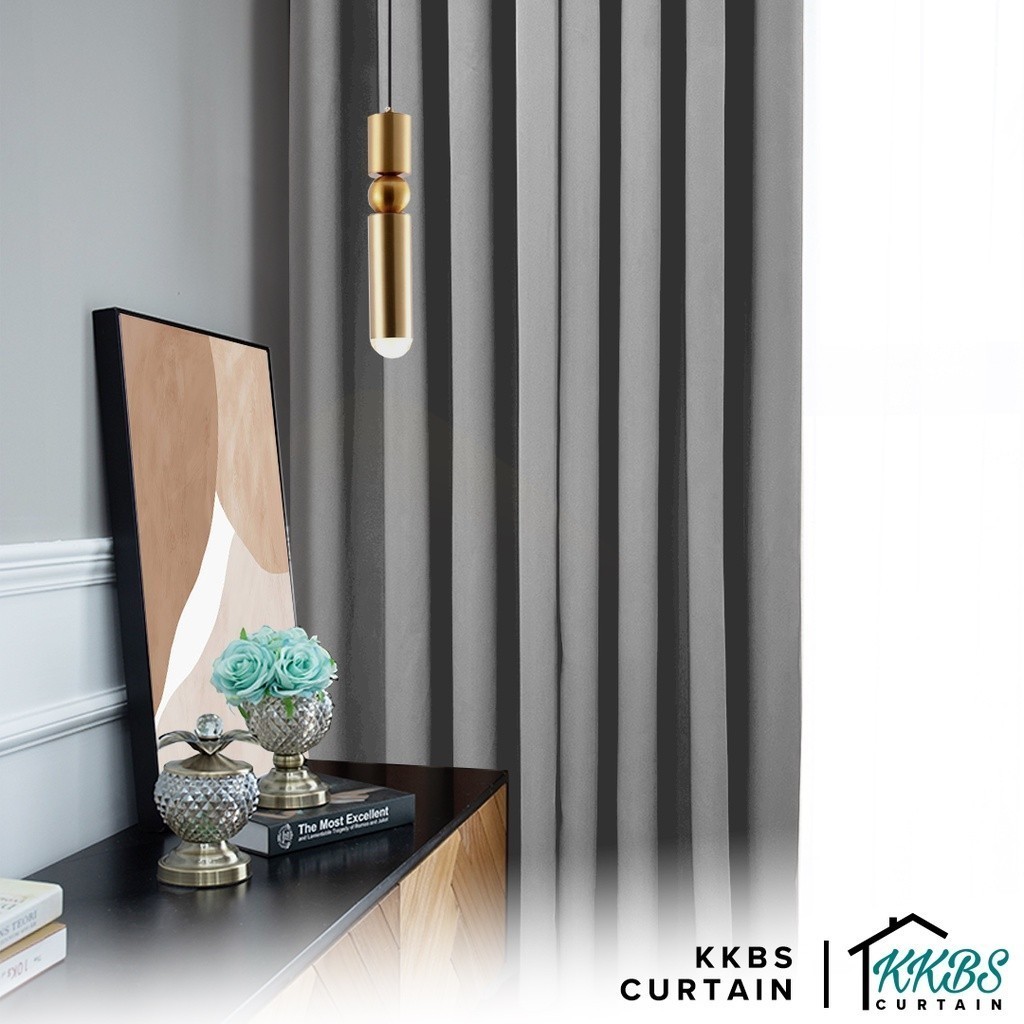 KKBS CURTAIN Camilla Langsir Raya 2026 Semi Blackout Curtain Ready Made ...