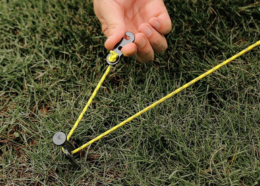 Tent Rope Outdoor Camping Adjustable Stopper Wind Cord Fastener S Shape ...