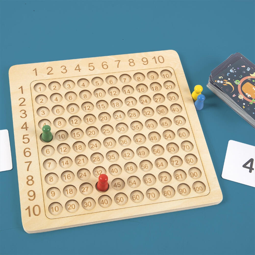 MONTESSORI MULTIPLICATION WOODEN BOARD GAME KIDS LEARNING EDUCATIONAL ...