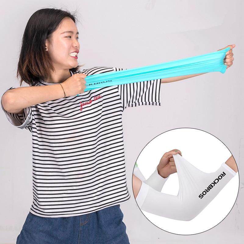 【MY Delivery】ROCKBROS Ice Silk Arm Sleeve UV Protection Hand Socks ...