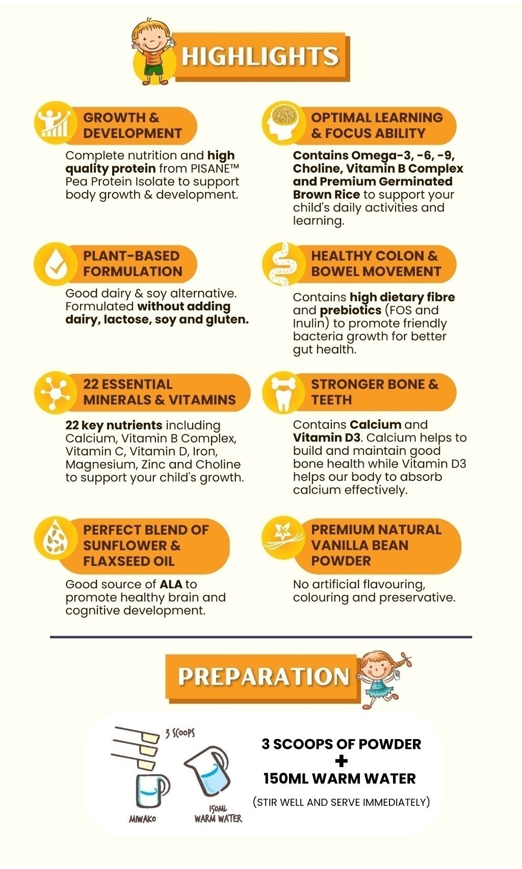 [11.11] MIWAKO A+ Plantbased Formula Milk (700g x 1) + MIWAKOKO