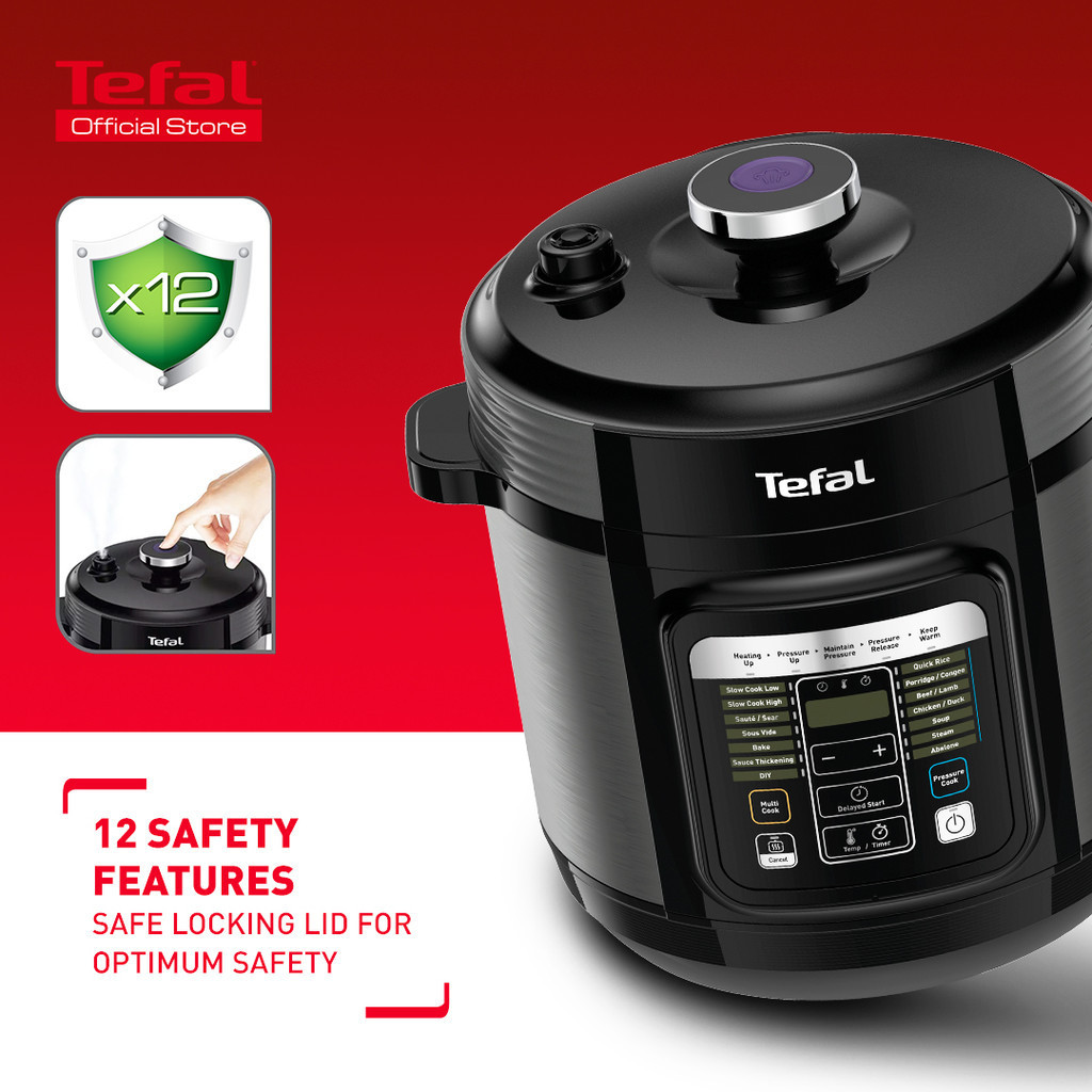 Tefal Home Chef Smart Multicooker 6L (CY601) (without extra pot ...