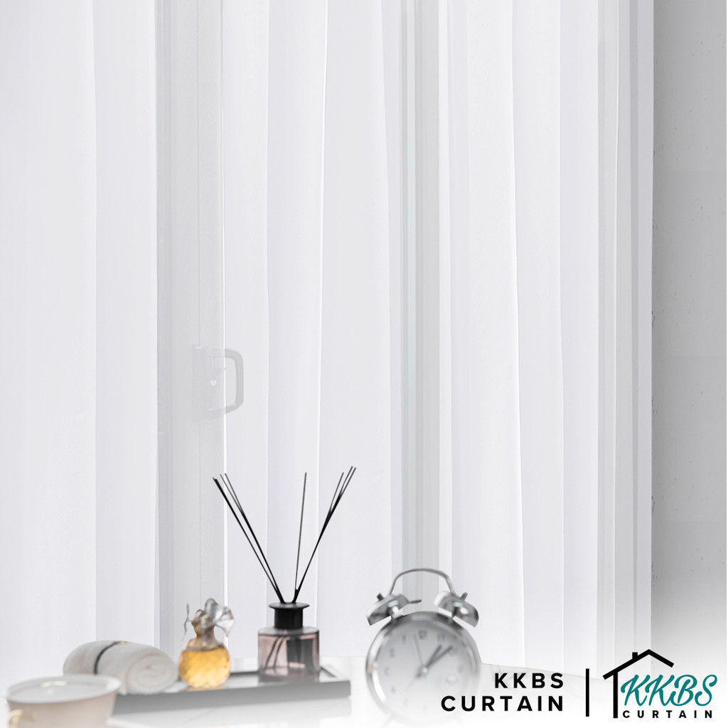 KKBS CURTAIN Bianca Langsir Raya 2026 Sheer Curtain Custom Made Hook ...