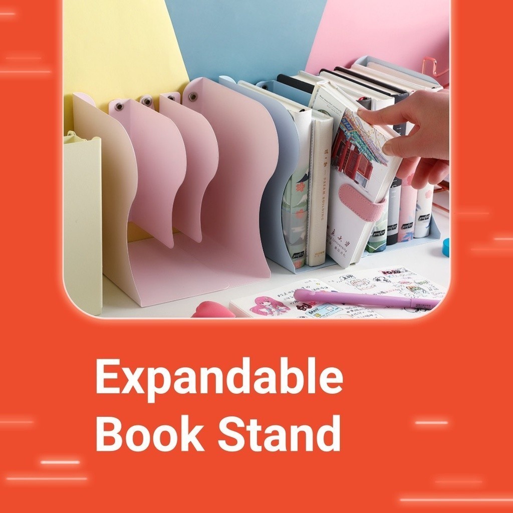 Adjustable Expandable Stainless Steel Book Stand - Versatile Bookend ...