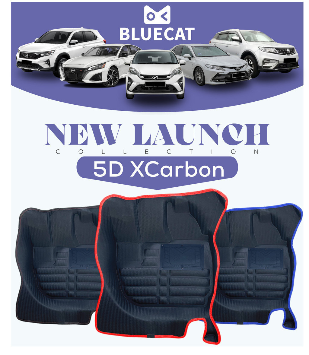 [CARBON SERIES] BLUECAT 5D Premio Full Red CARPET Honda Accord BRV