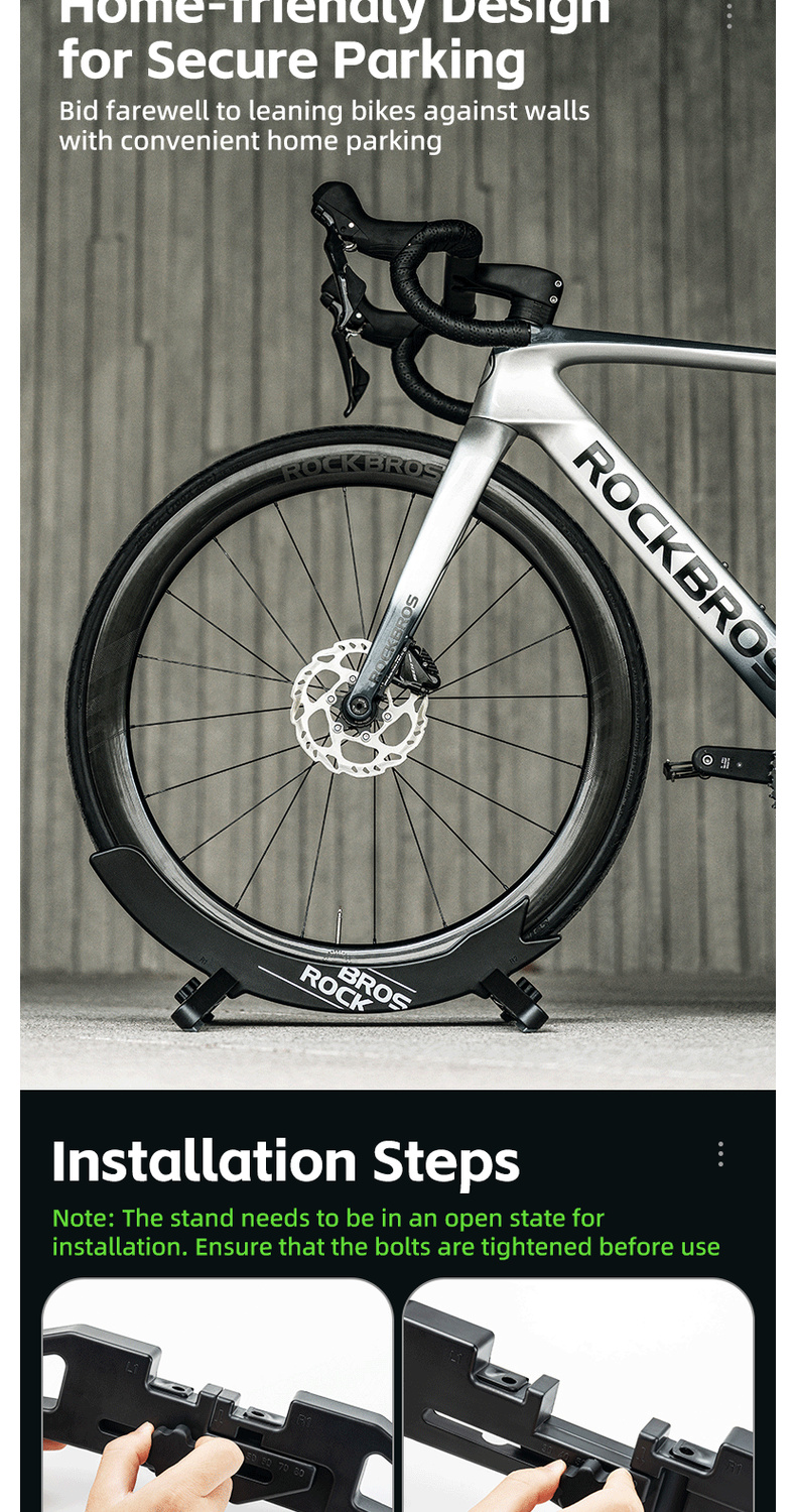 【MY Delivery】ROCKBROS Bicycle Stand Rack Floor Stand Road Bike ...