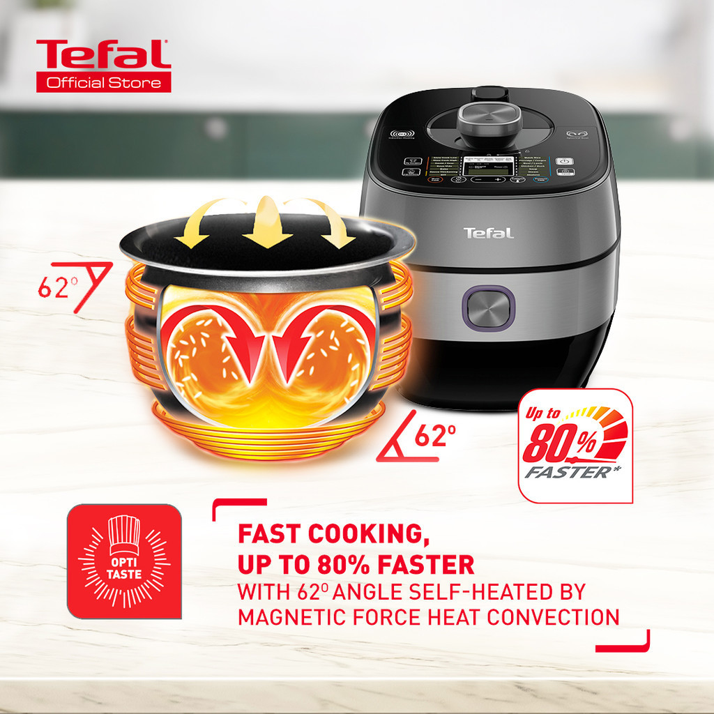 Tefal Home Chef Smart Pro IH Multicooker 5L (CY638) | Shopee Malaysia