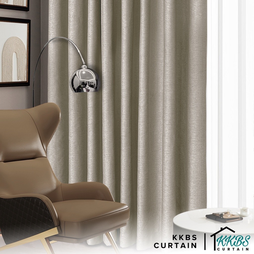 KKBS CURTAIN Lareefa Langsir Raya 2026 Blackout 90-99% Curtain Ready ...