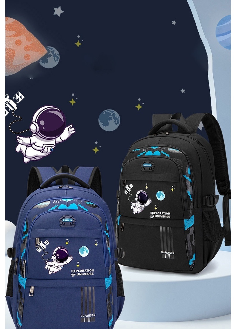 beg sekolah Kids Astronaut Backpack Children School Bags for Boys ...