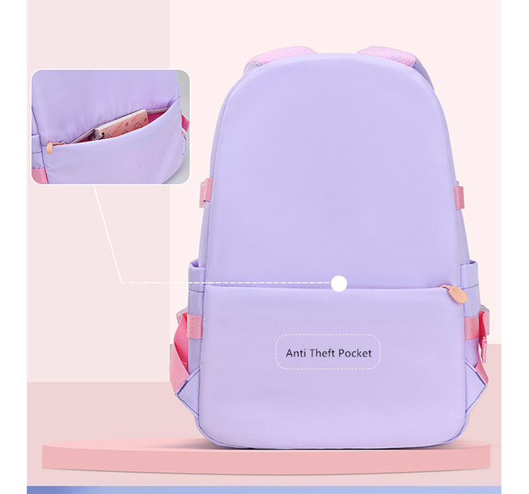 Allinterest Cute School Backpack For Kids - Large, Lightweight Book Bag With Lunch Bag Included - View #4