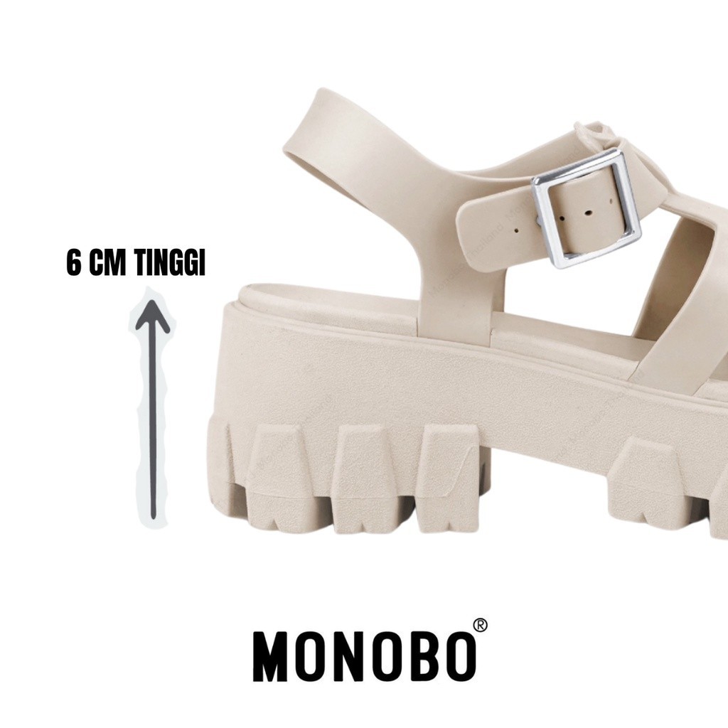 [MONOBO MALAYSIA] MILAN Plus Women Wedges Sandals Platform Wedges Kasut ...