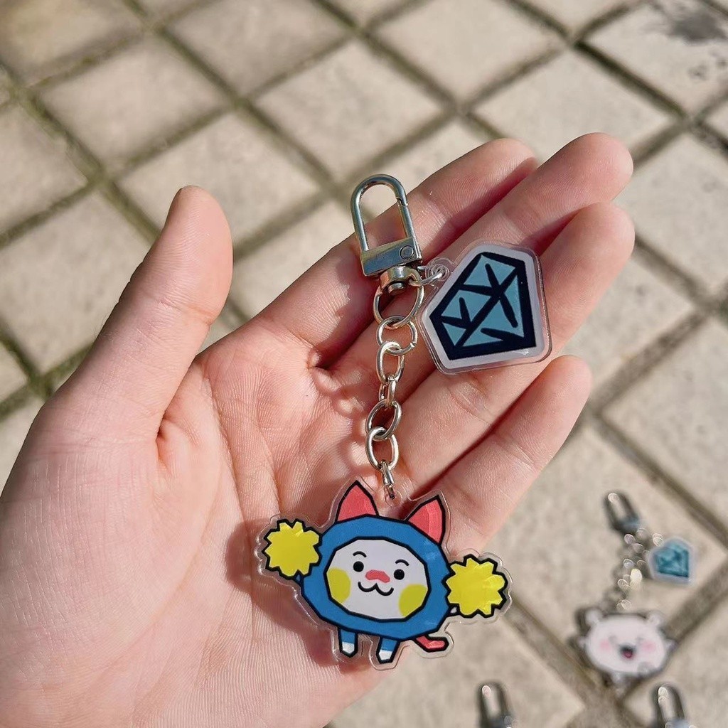 Kpop TREASURE Cute Cartoon Characters TRUZ Keychains Acrylic Double ...