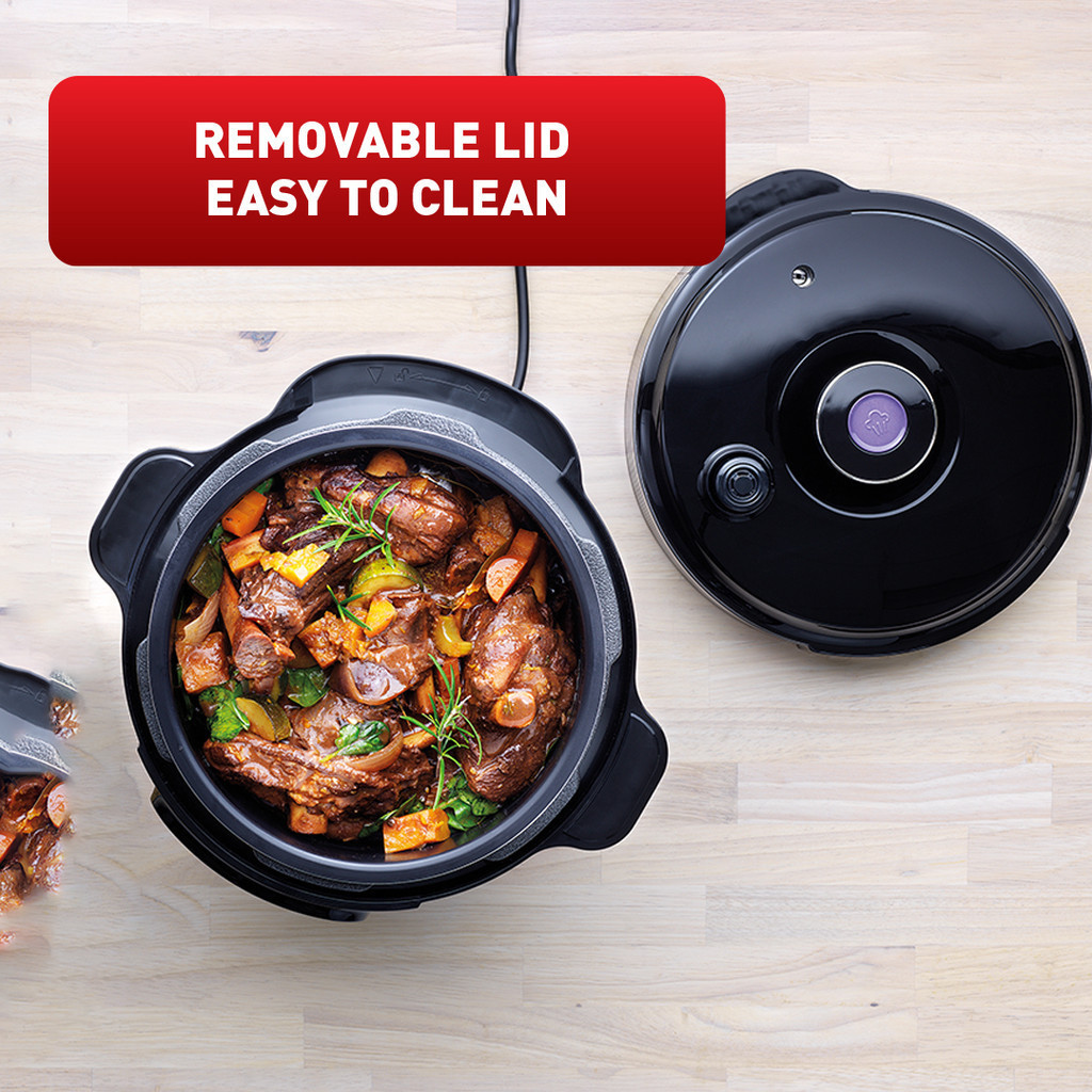 Tefal Home Chef Smart Multicooker (6L) [Free SS Inner Pot] CY601 ...