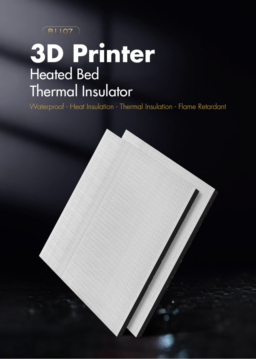 Heated Bed Insulation Cotton Insulation Cotton Platform Aluminum Foil ...