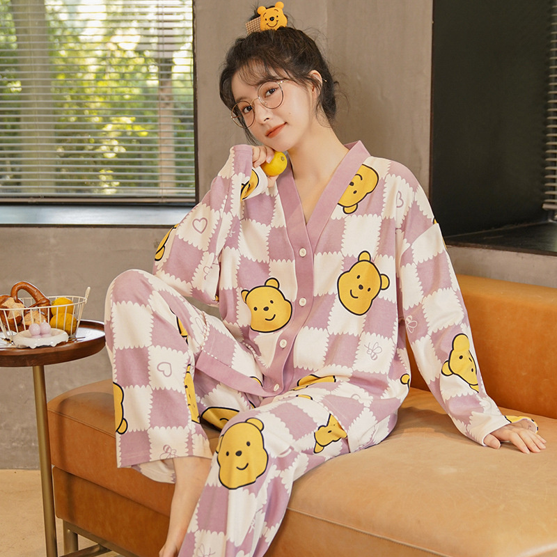 Ready stock two piece set Piyama perempuan New Fashion Summer Pajamas ...