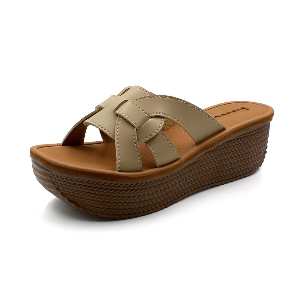 [MONOBO MALAYSIA] PW229 Women Wedges Sandals Platform 4-5cm Wedges ...