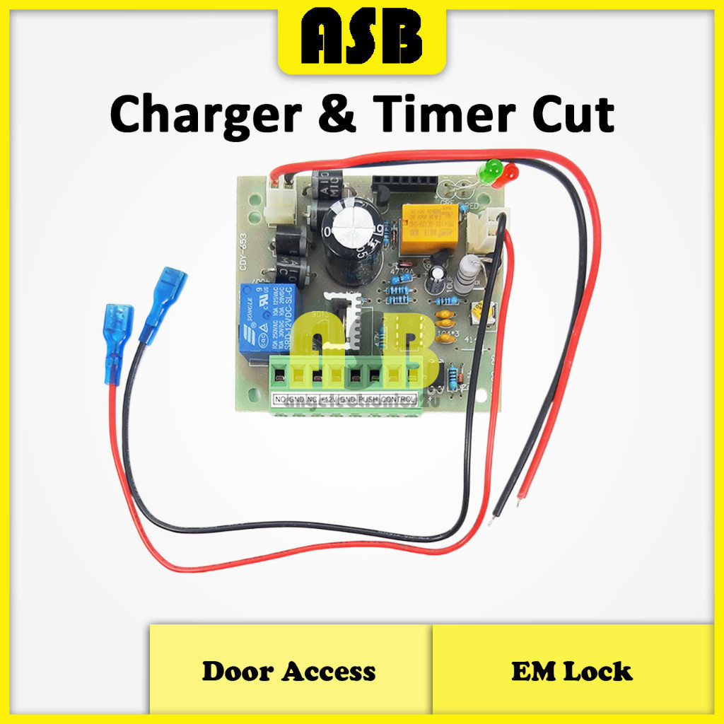 (1pc) EM Lock Charger & Timer Cut | Shopee Malaysia
